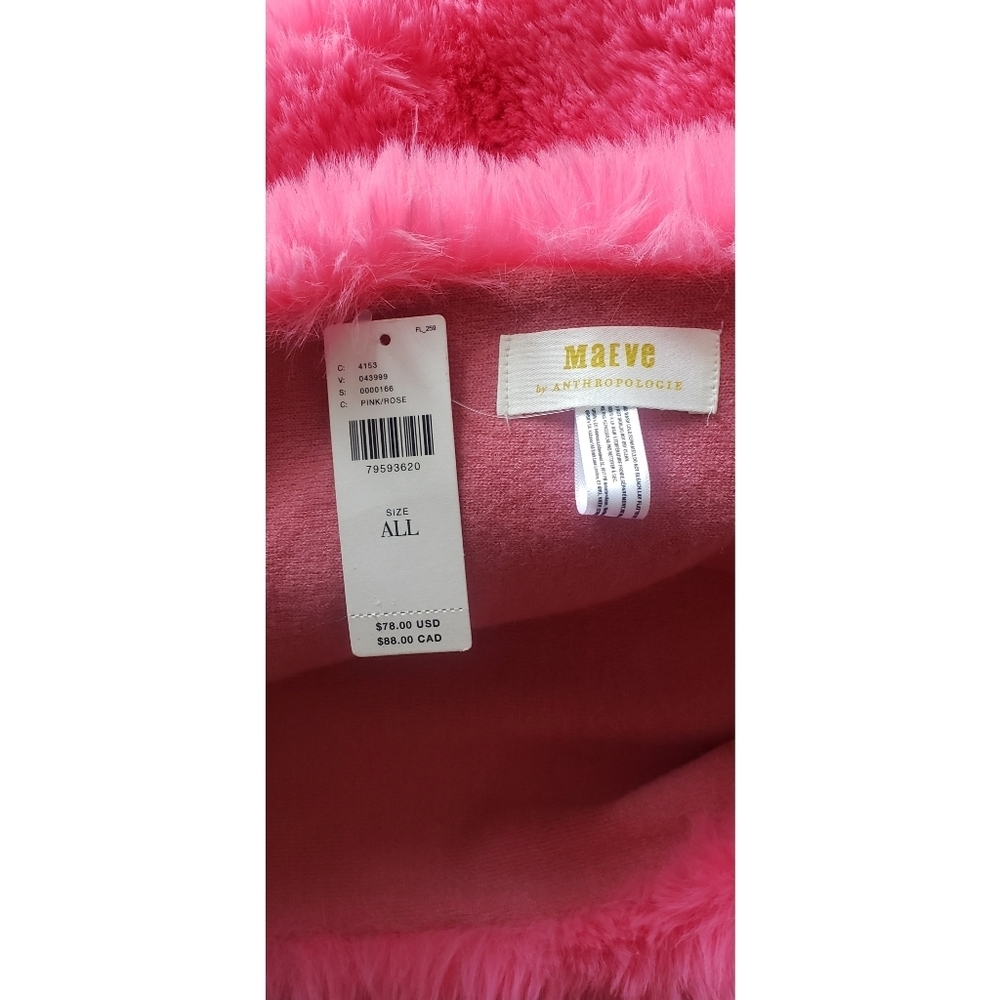 21. Anthropologie Faux Fur Stole - Picture 8 of 10